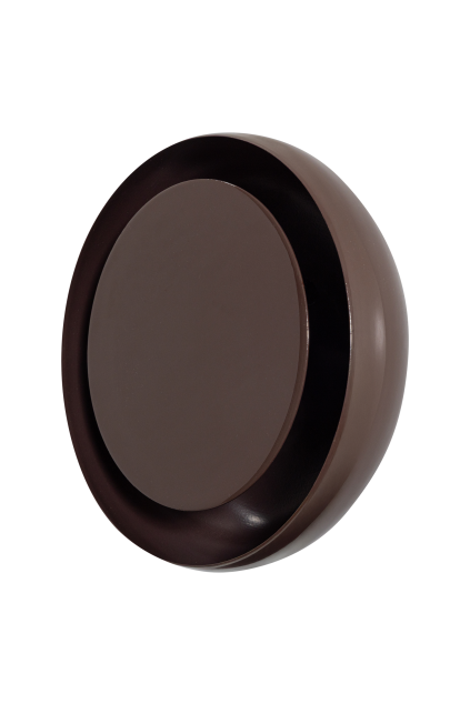 377888 B 02 VS Gloomy wandlamp rond metaal bruin FA