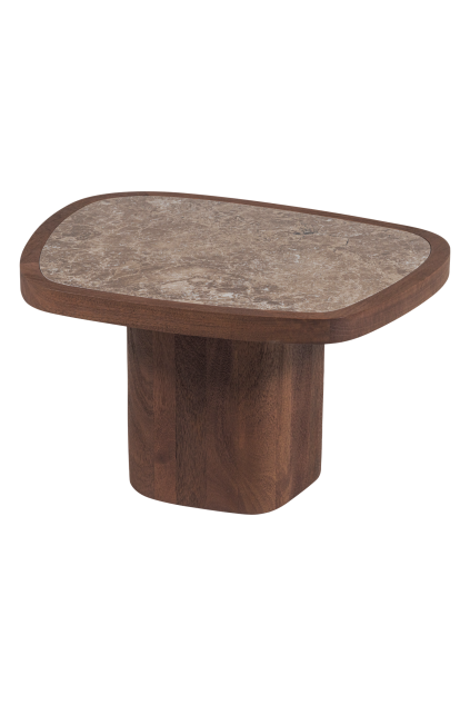 378102 B 02 VS Granu salontafel marmer mangohout bruin FA