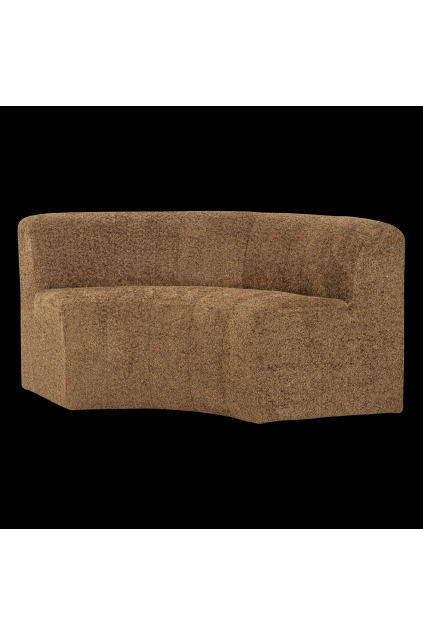 378036 WH 02 VS WP Mojo base eetbank halfronde hoek rug wollig honinggeel FA