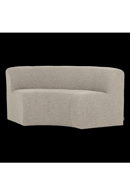 378036 EM 02 VS WP Mojo base eetbank halfronde hoek rug boucle beige melange FA