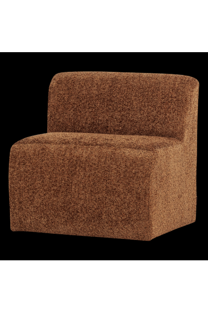 378033 WR 02 VS WP Mojo base eetbank 84cm rugleuning wollig roestbruin FA