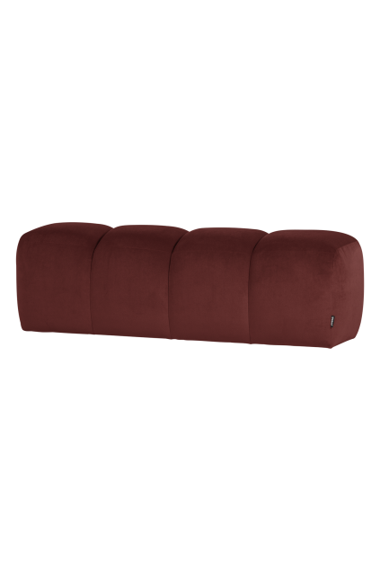 378461 VA 02 VS WP Mojo eetbank 164cm velvet kastanjebruin FA
