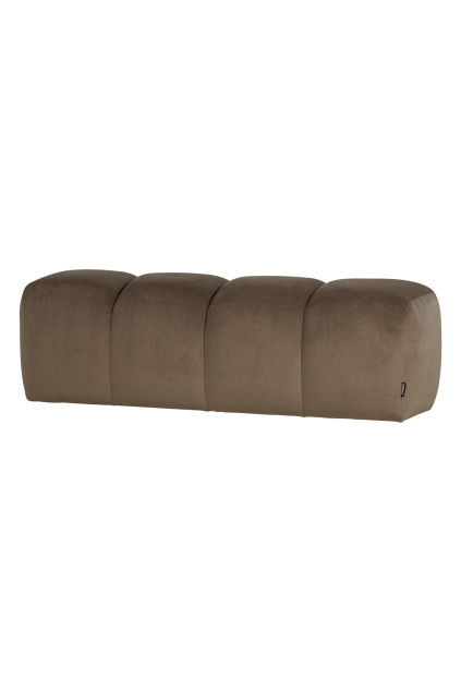 378461 VT 02 VS WP Mojo eetbank 164cm velvet taupe FA