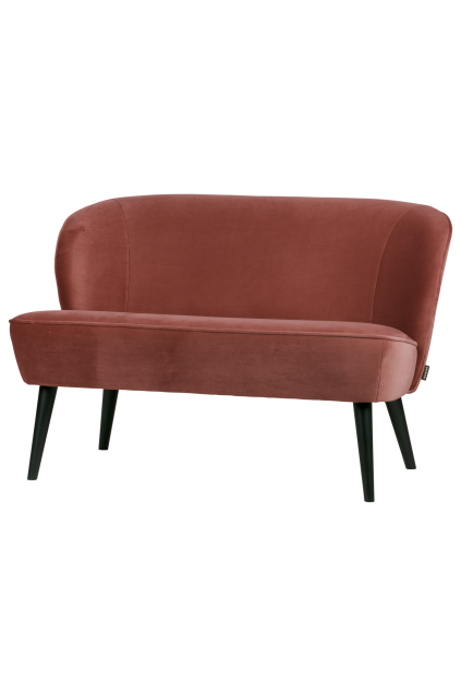 340443 BR 02 VS Sara bankje velvet bordeauxrood FA