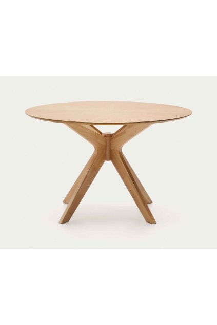 naanim oak round jedalensky stol