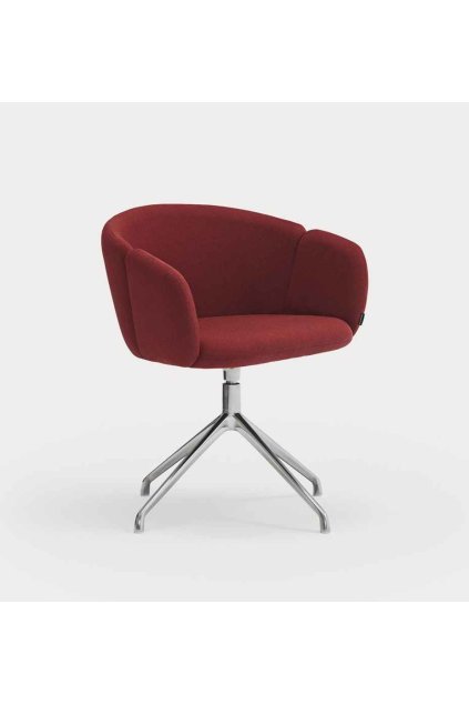 add fabric silver otocna stolicka s podruckami