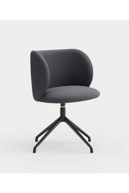 mogi fabric black otocna stolicka