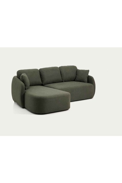 laira 3 left dark green roztahovacia pohovka