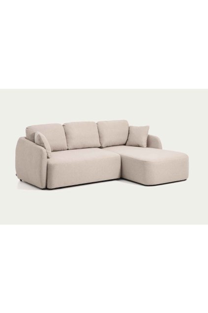laira 3 right beige roztahovacia pohovka