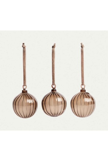 oranel brown set troch vianocnych ozdob