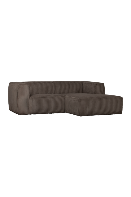 377433 RM 01 VS ES Bean chaise longue bank rechts ribstof mud F1