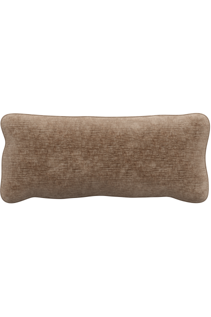 377320 VT 01 VS ES Bean kussen chenille velvet taupe F1