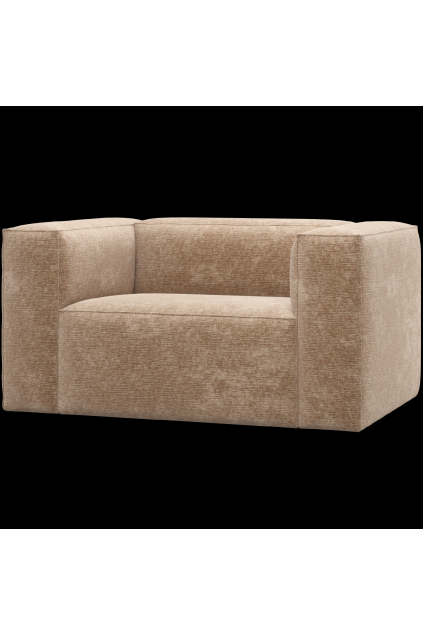 377316 VP 01 VS ES Bean fauteuil chenille velvet perzikroze F1