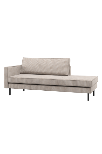 800743 E 01 VS WP Rodeo daybed links ribstof ecru F1