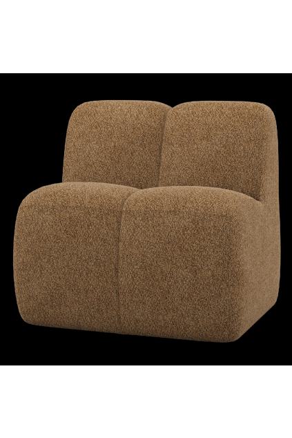 377519 WH 01 VS WP Mojo eetbankje 84cm met rugleuning wollig honinggeel F1