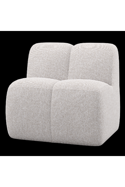 377519 CM 01 VS WP Mojo eetbankje 84cm met rugleuning boucle ecru melange F1