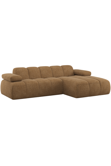377465 WH 01 VS WP Mojo chaise lngue bank rechts wollig honinggeel F1