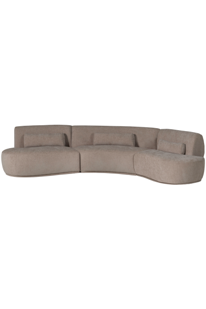 377655 VZ 01 VS ES Batavier half rond bank 6 zits velvet zand melange F1