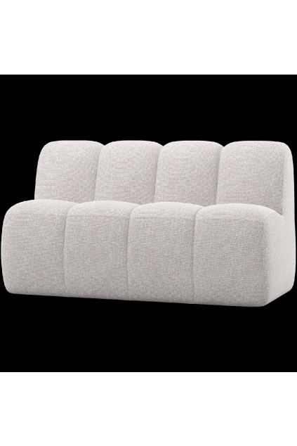 377462 CM 01 VS WP Mojo eetbankje 164 cm met rugleuning boucle ecru melange F1