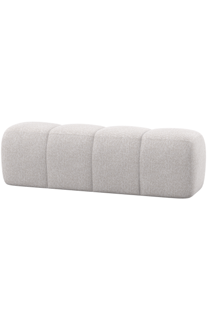 377461 CM 01 VS WP Mojo eetbankje 164 cm boucle ecru melange F1