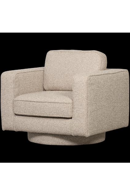 400543 N 01 VS VT Lazy draaifauteuil boucle naturel FA