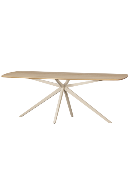 377748 TP 01 VS WP Tablo eettafel deens ovaal VJ 220x100 CM transparant fsc F1