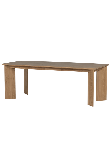 377747 TP 01 VS WP Tablo eettafel afgerond DL 220x100CM transparant fsc F1