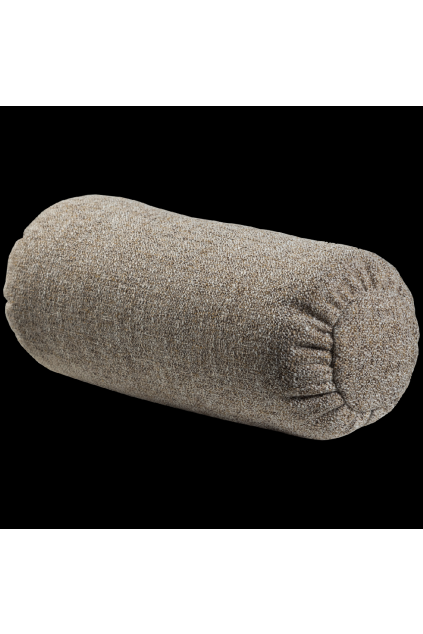 377527 BM 01 VS WE Baggy rolkussen geweven stof bruin melange FA
