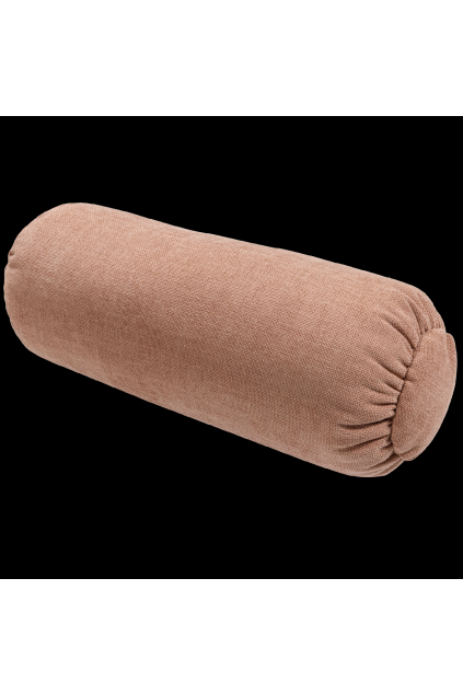 377527 OP 01 VS WE Baggy rolkussen geweven chenille oudroze FA