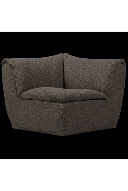 377523 WM 01 VS WE Baggy hoekelement geweven stof warmgrijs melange FA
