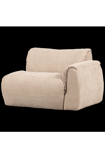 377522 SN 01 VS WE Baggy 1 zits met arm rechts geweven chenille zand FA PS