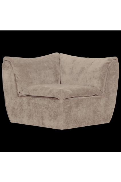 377523 SA 01 VS WE Baggy hoekelement 3D chenille zand FA