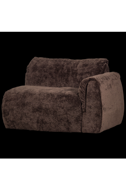377522 DB 01 VS WE Baggy 1 zits met arm rechts 3D chenille donkerbruin FA