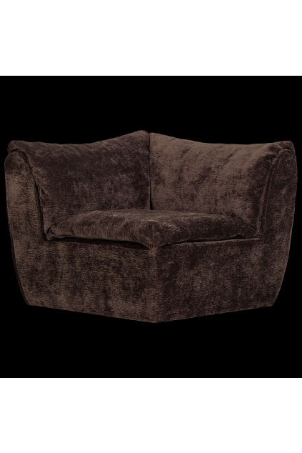 377523 DB 01 VS WE Baggy hoekelement 3D chenille donkerbruin FA