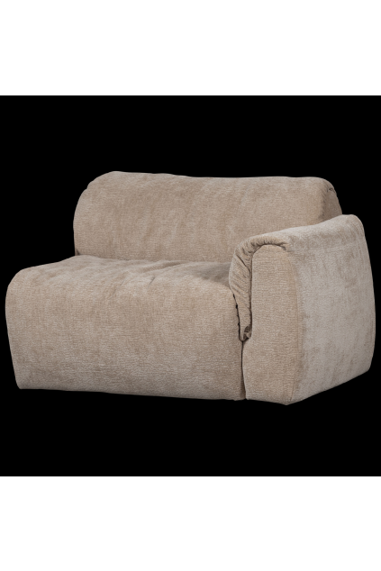 377522 SA 01 VS WE Baggy 1 zits met arm rechts 3D chenille zand FA