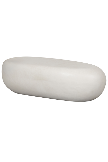 377515 W 02 VS VT Pebble salontafel betonlook wit 100cm FA