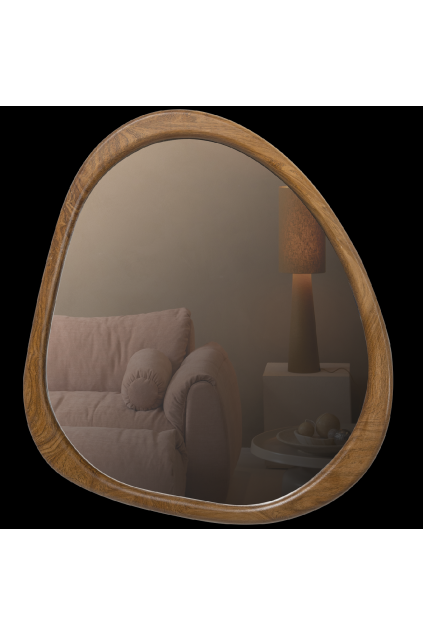 377496 N 01 VS ES Leif spiegel hout naturel 48x44cm F1