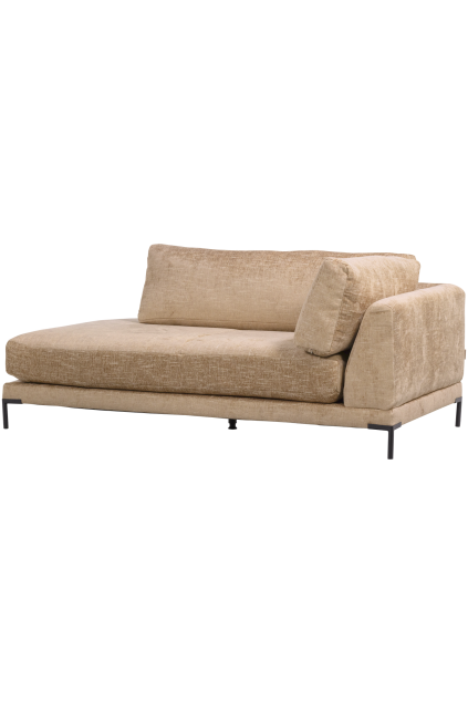 400485 BM 01 VS VT Couple lounge element rechts butter melange FA
