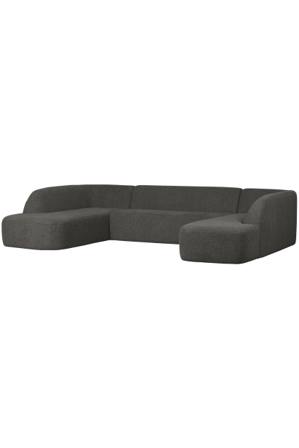 801367 Z 02 VS BP Sloping U vorm bank grijs zwart melange SA