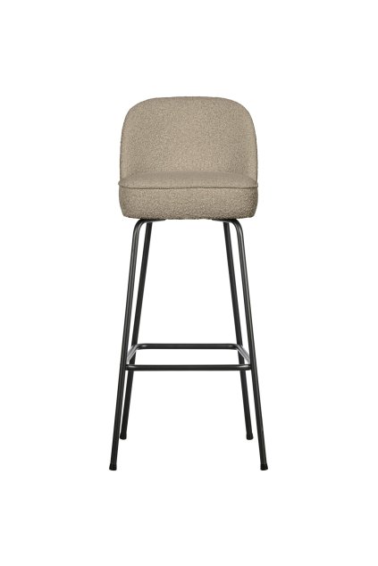 800293 GR 01 BP VS Vogue barstoel 80cm greige boucle PS