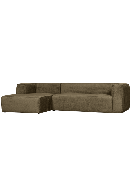 375689 MO 02 VS WE Bean hoekbank links structure velvet moss SA