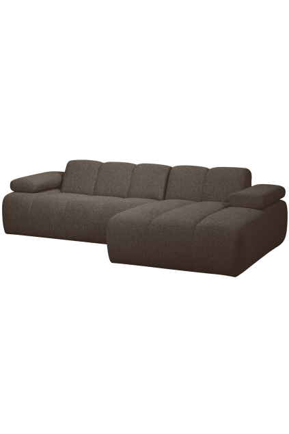 377465 BM 02 VS WE Mojo chaise longue rechts boucle bruin melange