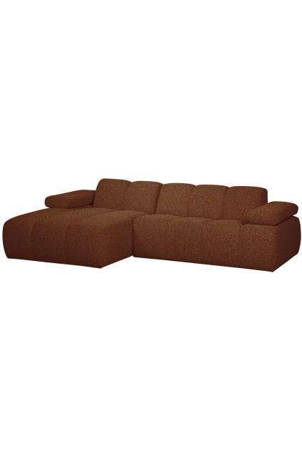 377464 RM 02 VS WE Mojo chaise longue links boucle roest bruin melange SA