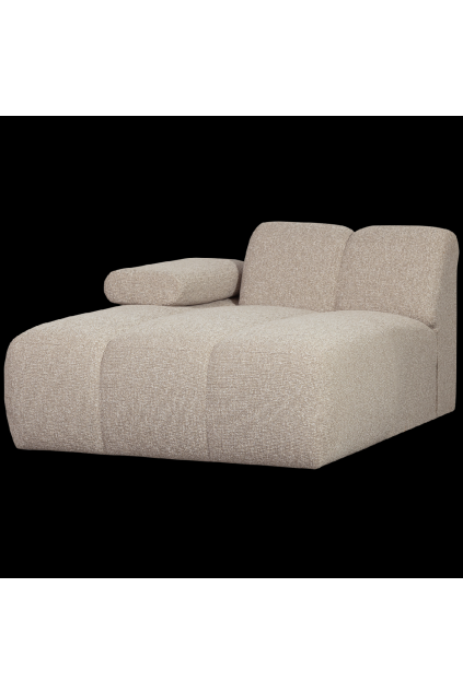 377459 EM 02 VS WE Mojo chaise longue element links boucle beige melange SA
