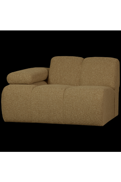377452 GM 02 VS WE Mojo 1 zits met arm links boucle geel bruin melange SA