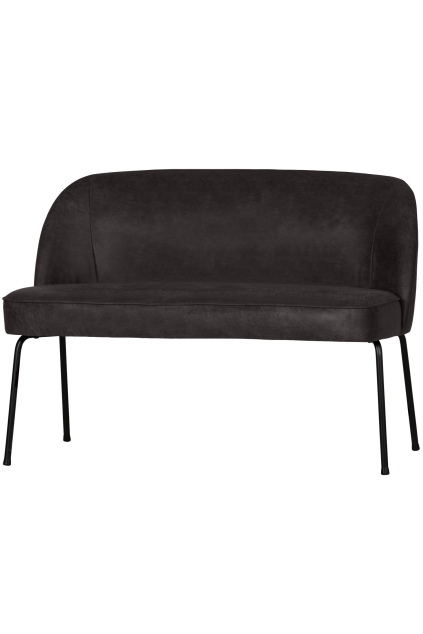 800086 01 02 VS BP Vogue eetbank leer zwart SA