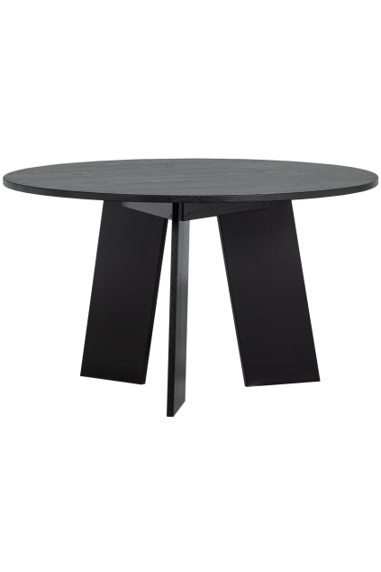 200188 Z 02 VS BL Fries eettafel eiken blacknight SA