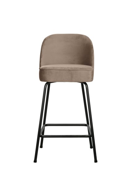800294 K 01 VS BP Vogue barstoel 65cm fluweel khaki EA
