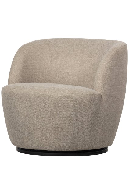 373539 Z 02 VS WE Serra draaifauteuil geweven stof zand EA
