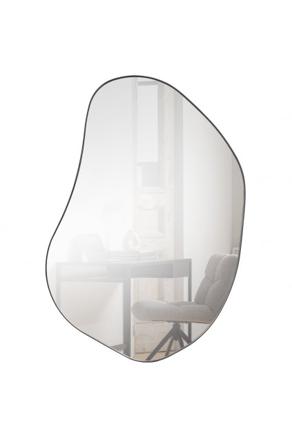 373940 Z 01 VS FA Romee organische spiegel metaal zwart 100x70cm EA
